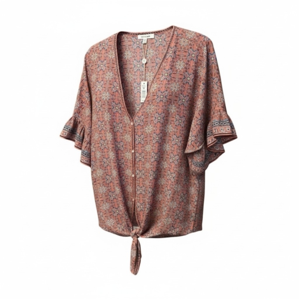 Max Studio Geometric Print Blouse